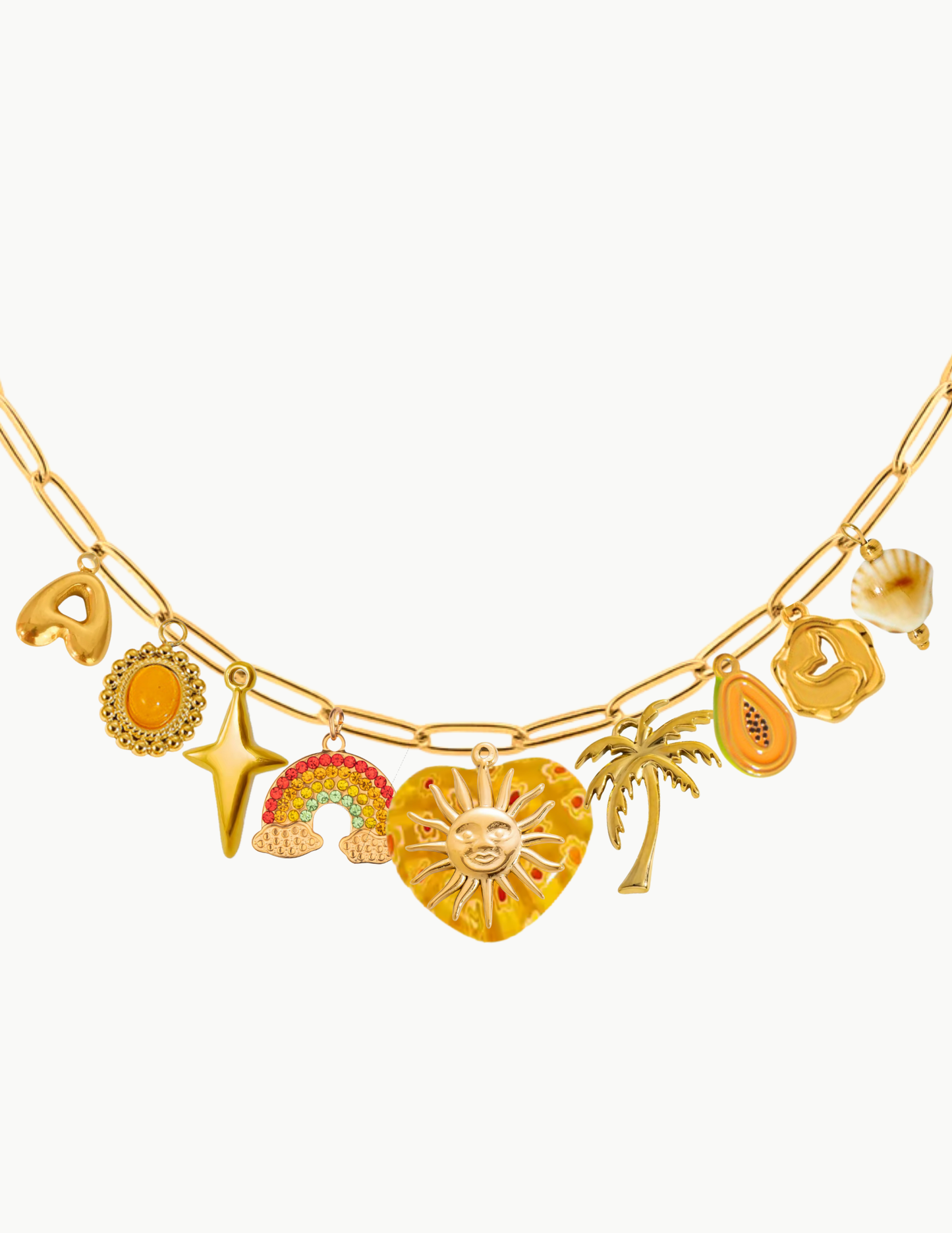 Golden Hour Charm Necklace